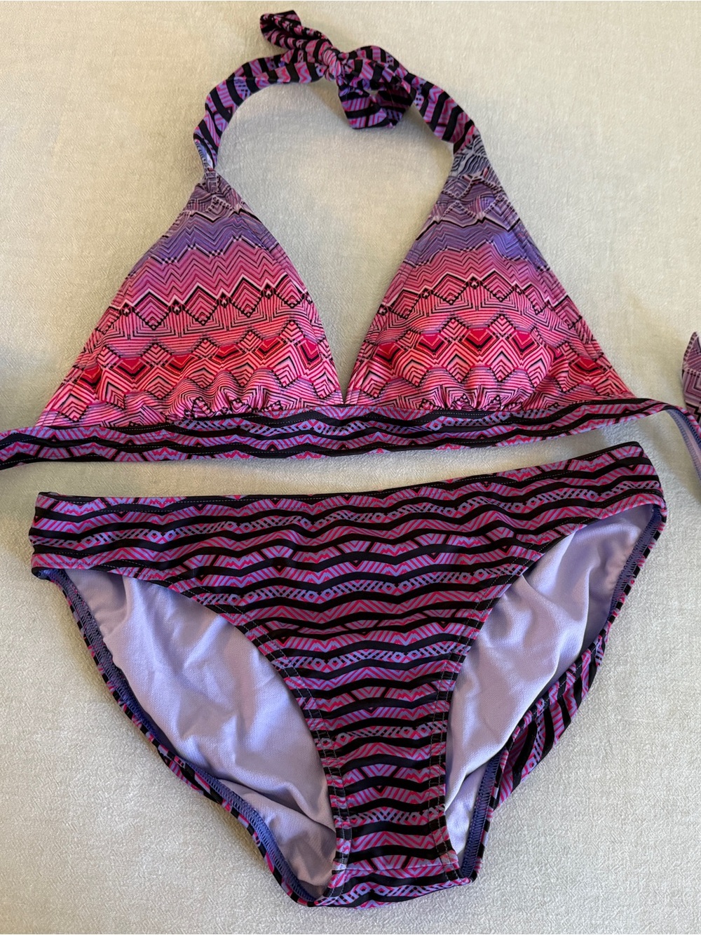 Patterned Bikini, Size M by Prana